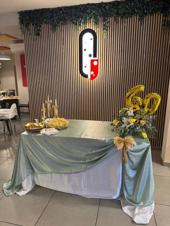 Allestimento per un 60esimo compleanno