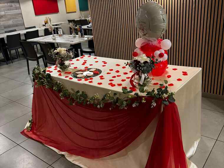 Allestimento per un'occasione speciale