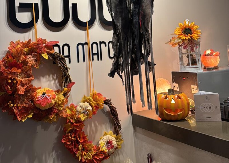 Ghirlande autunnali e zucca decorativa per Halloween da GiustoGusto